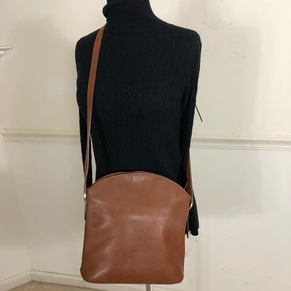 Vintage Coach British Tan crossbody bag ITALY - Picture 6 of 13